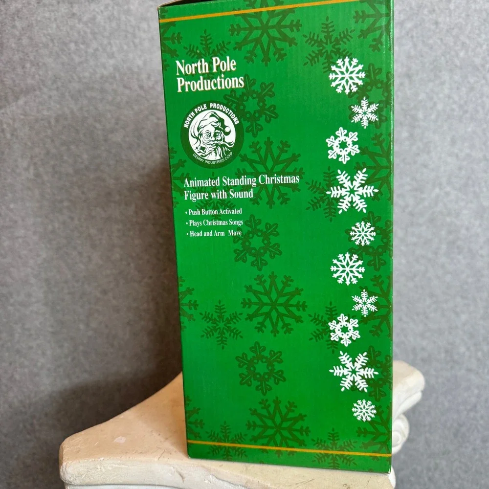 Vintage Musical Christmas Angel North Pole Productions Figure Sound‎ 1996 Tested